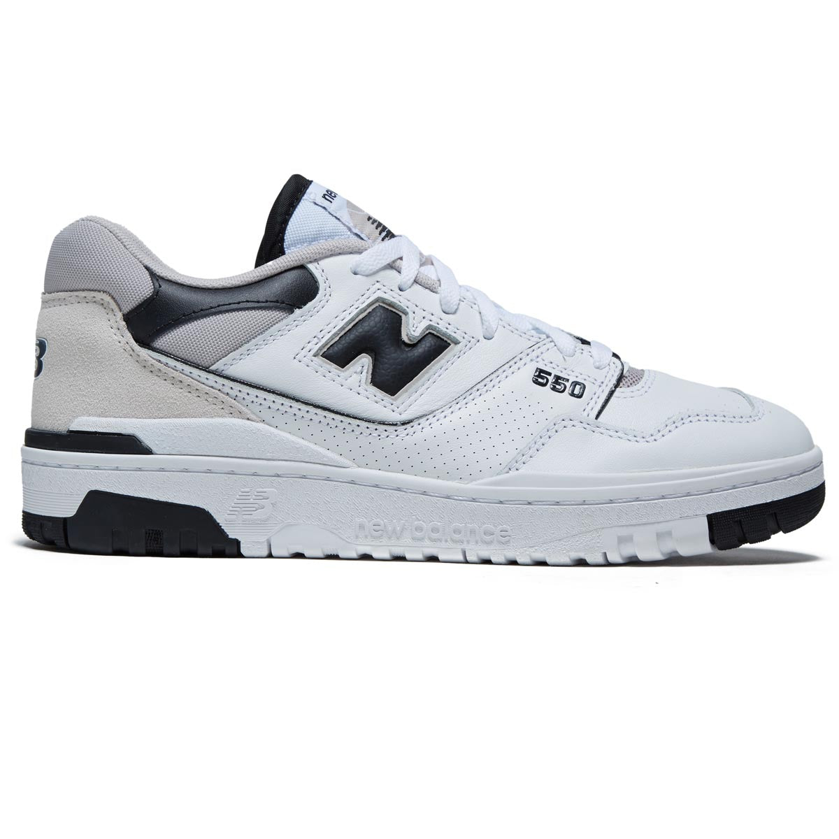 New Balance 550 Shoes - White/Black/Moonrock image 1