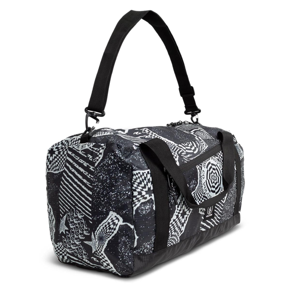 Volcom Bt Packable Duffle Bag - Black/White image 4