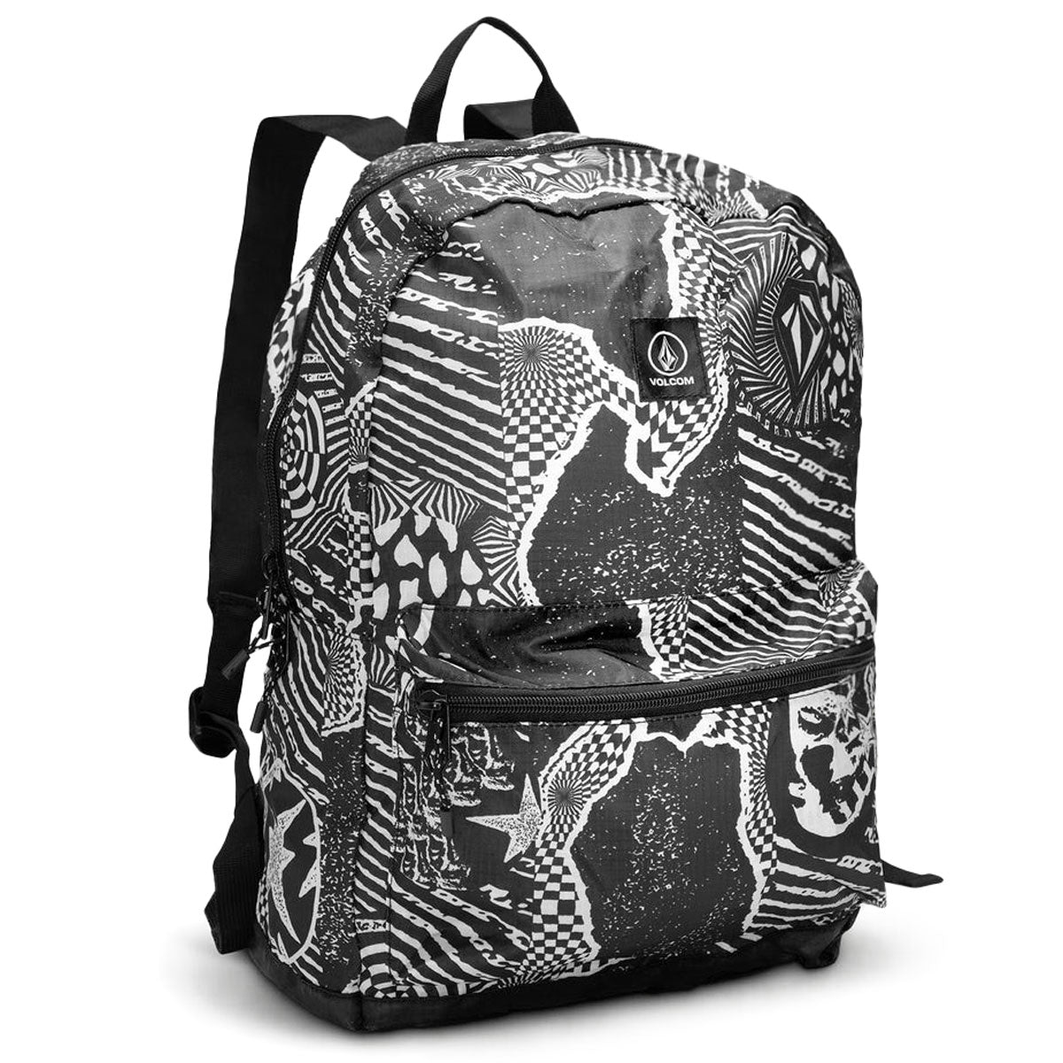 Volcom Bt Packable Backpack - Black/White image 1