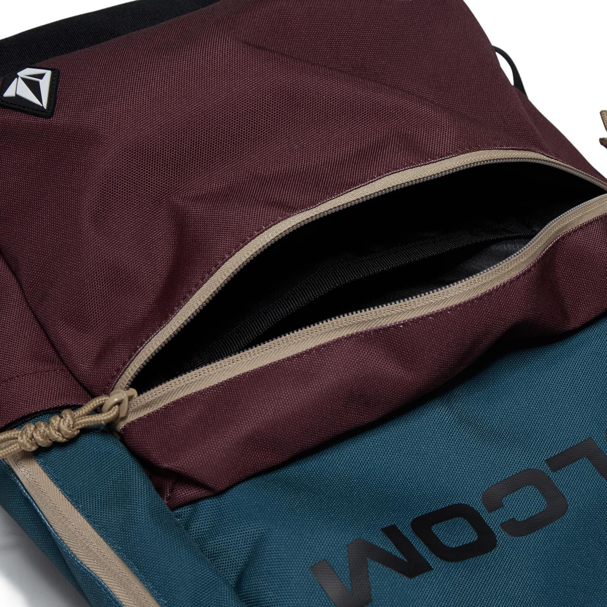 Volcom School Backpack - Blue/Maroon image 4