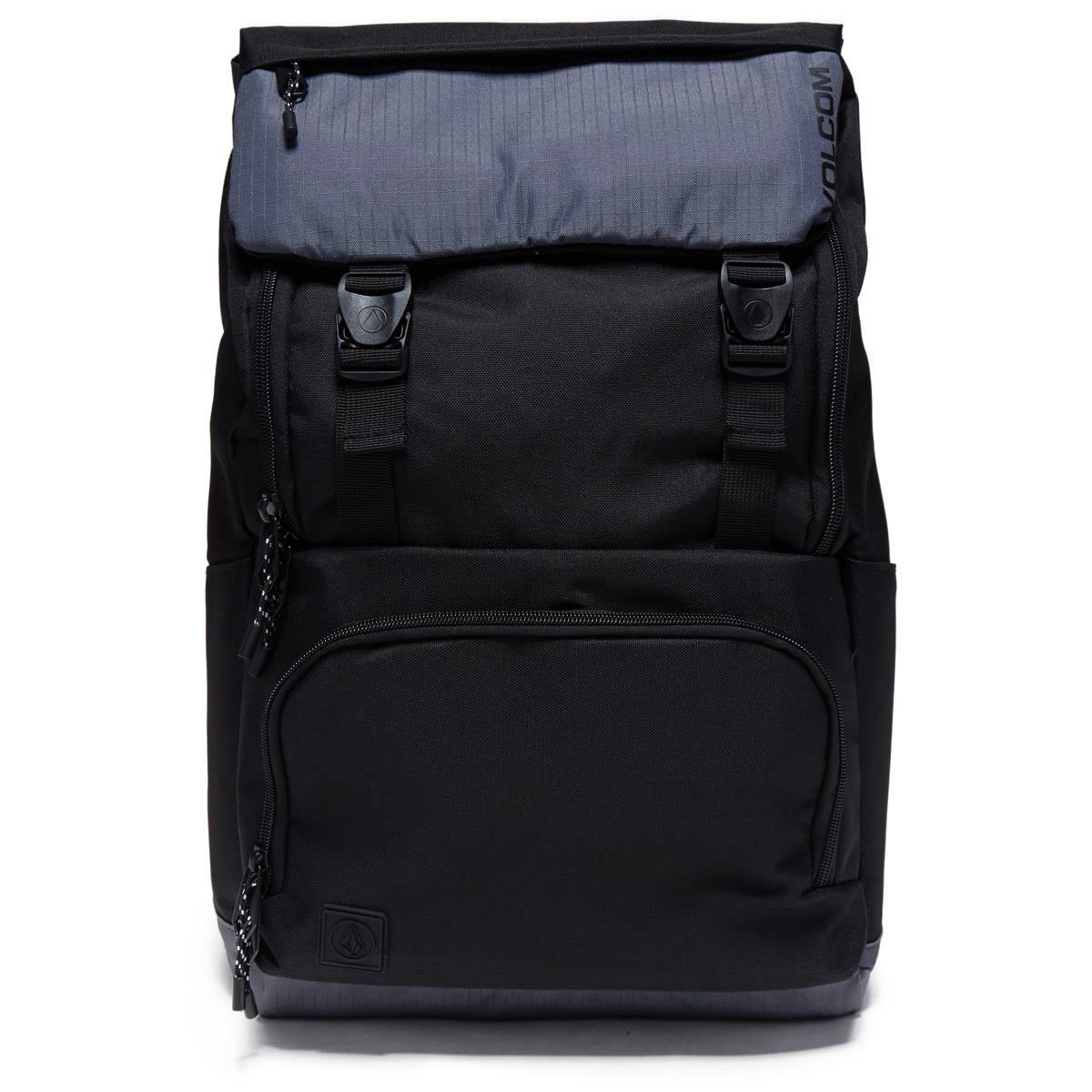 Volcom Charter Fold-over Backpack - Black/Grey image 1