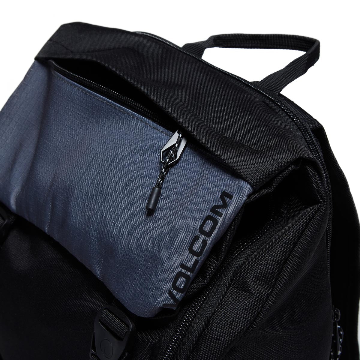 Volcom Charter Fold-over Backpack - Black/Grey image 3