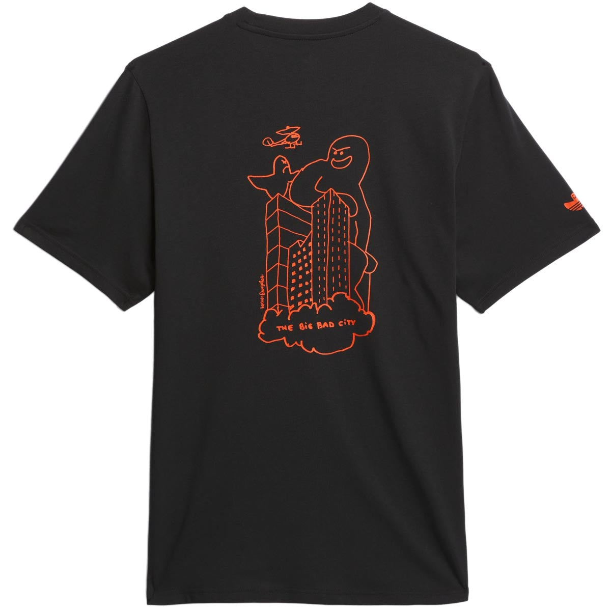 Adidas Shmoofoil Big Bad City T-Shirt - Black image 1