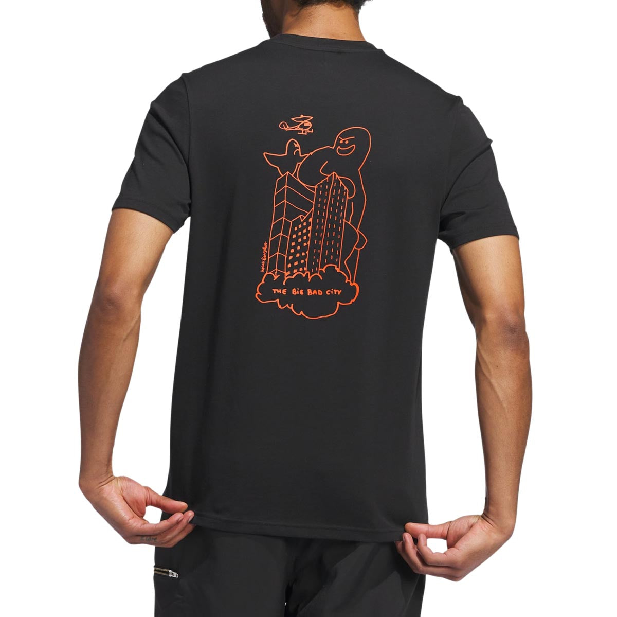 Adidas Shmoofoil Big Bad City T-Shirt - Black image 4