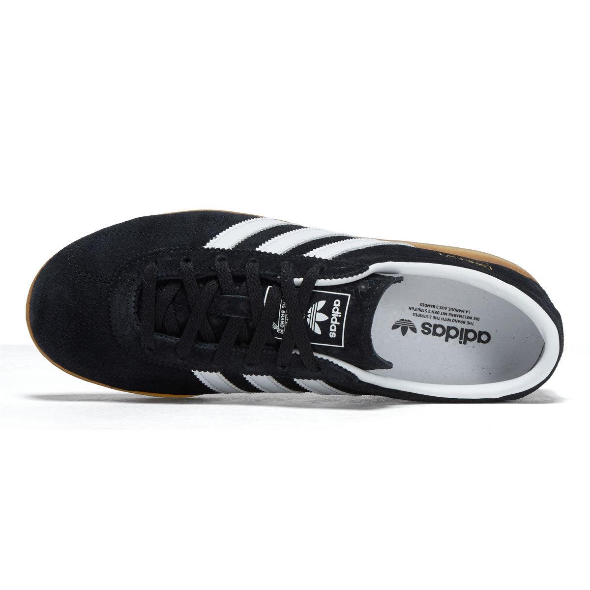 Adidas Womens Gazelle Lo Pro Shoes - Core Black/Ftwr White/Gum image 3