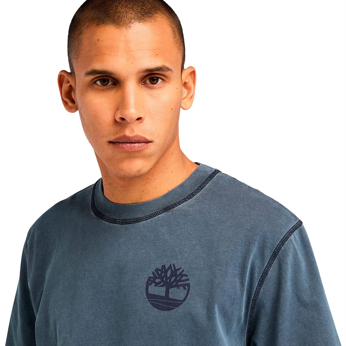 Timberland Garment Dye Back Graphic T-Shirt - Dark Sapphire image 4