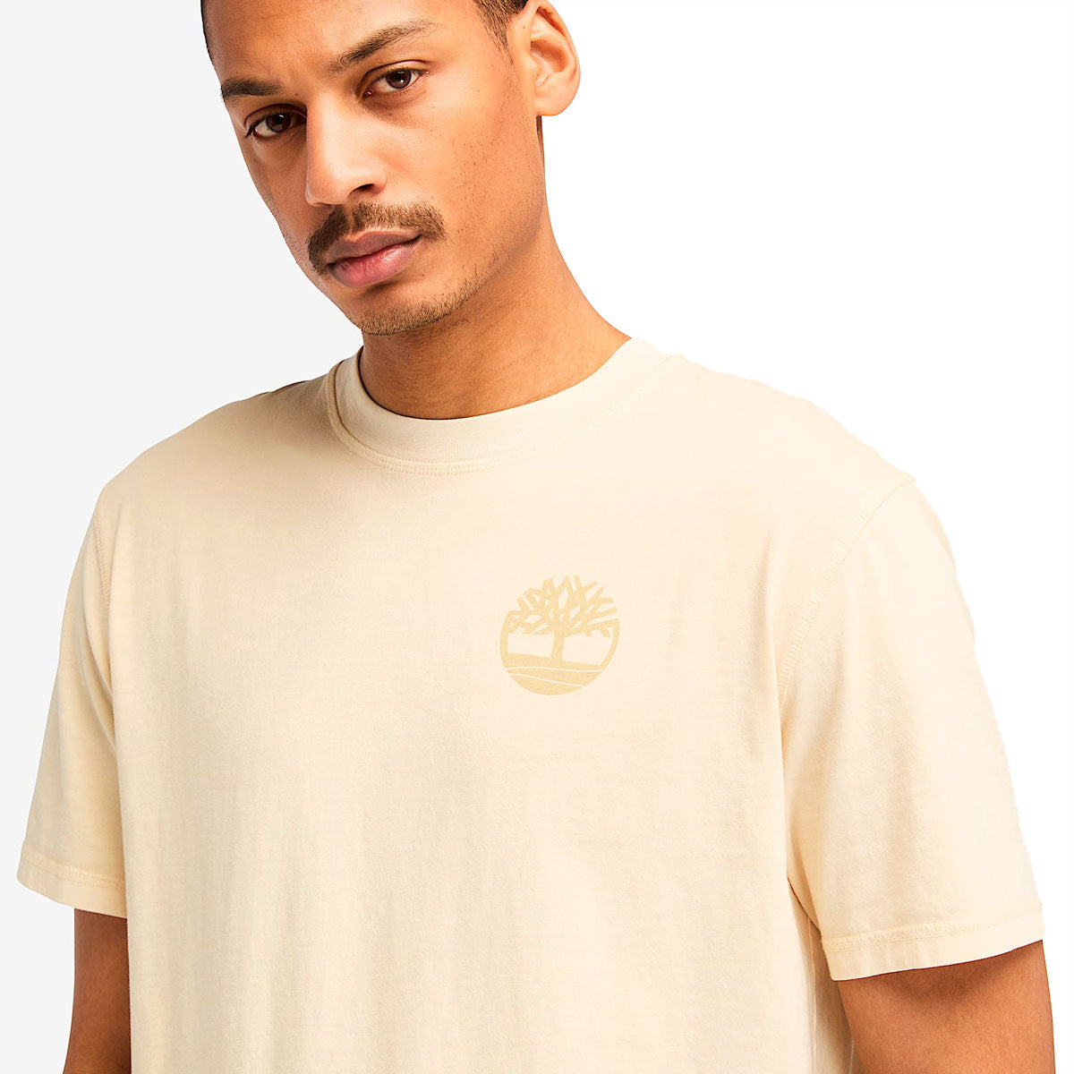 Timberland Garment Dye Back Graphic T-Shirt - Angora image 4