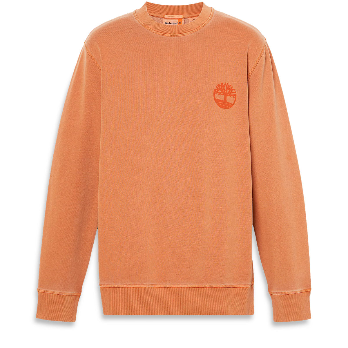 Timberland Garment Dye Back Graphic Crew Neck Sweatshirt - Umber image 4