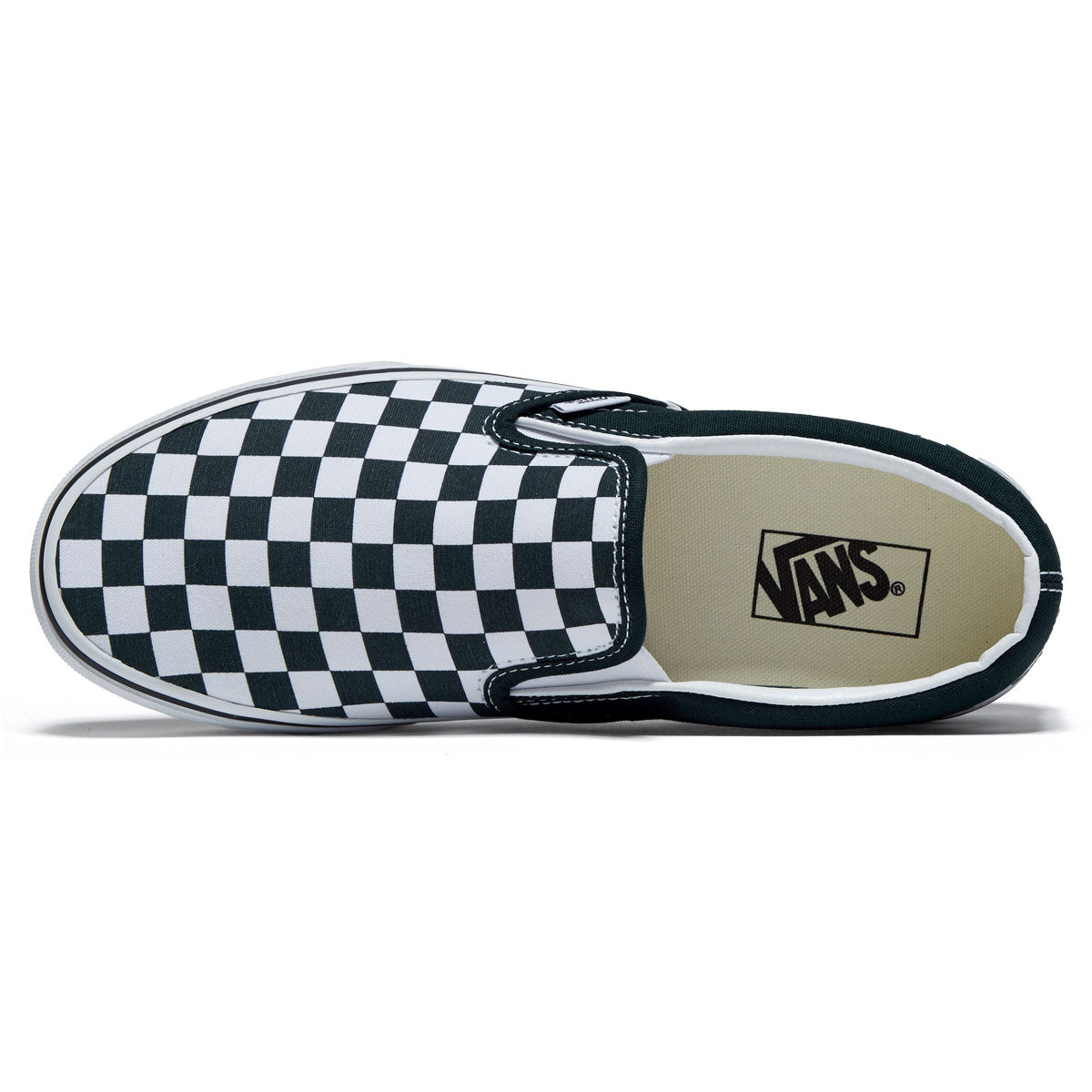 Vans Classic Slip-On Shoes - Checkerboard Scarab image 3