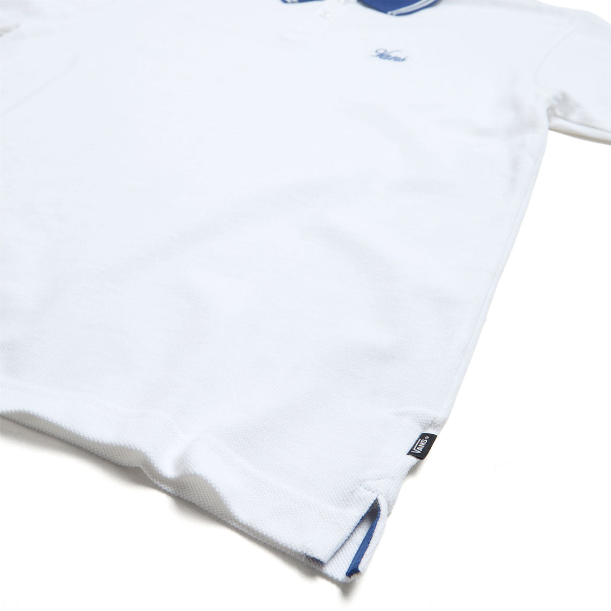 Vans Carson Polo Shirt - White/True Blue image 3