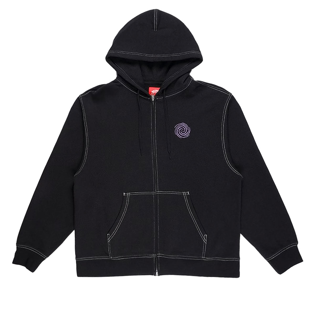 Vans Skate Swirl Zip Hoodie - Black image 1