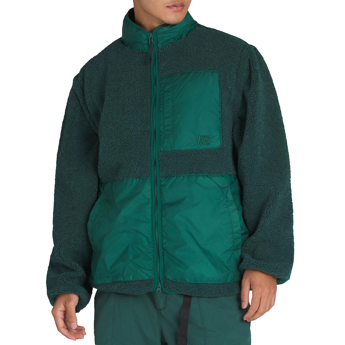 Vans MTE Navigate Highpile Jacket - Rain Forest image 1