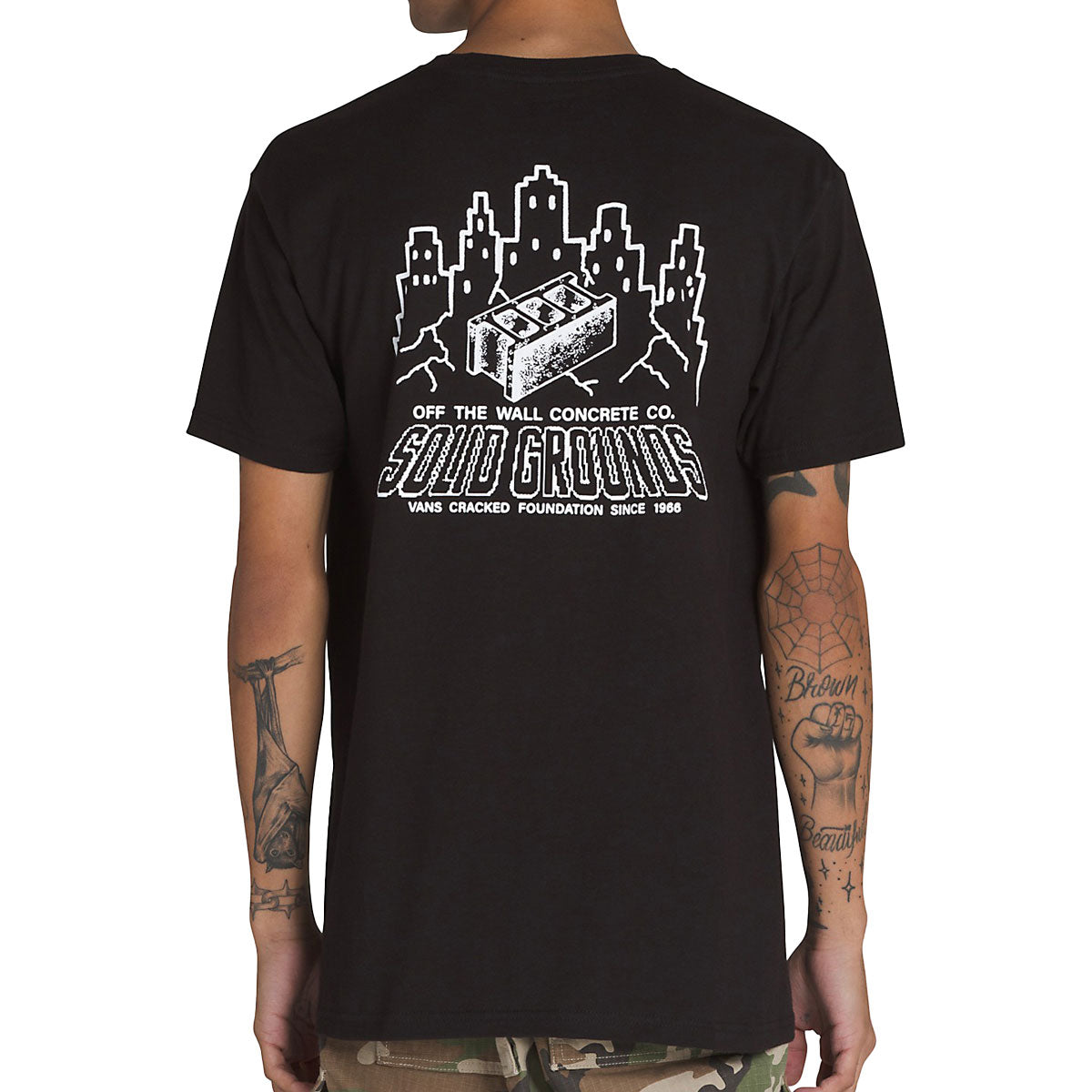 Vans Solid Grounds T-Shirt - Black image 2