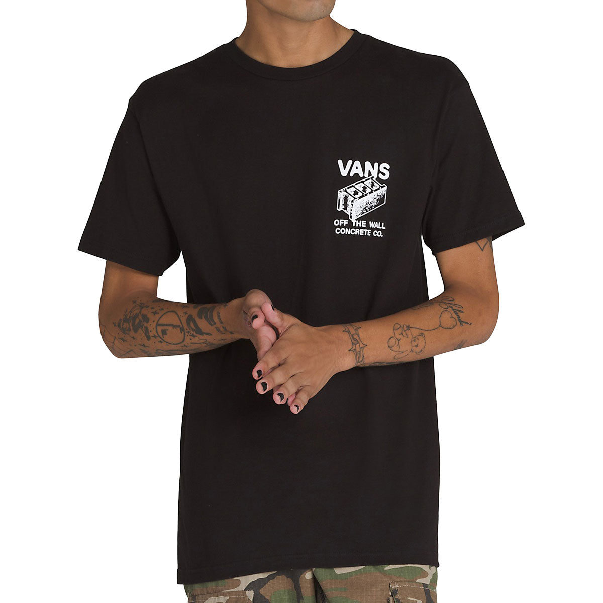 Vans Solid Grounds T-Shirt - Black image 3