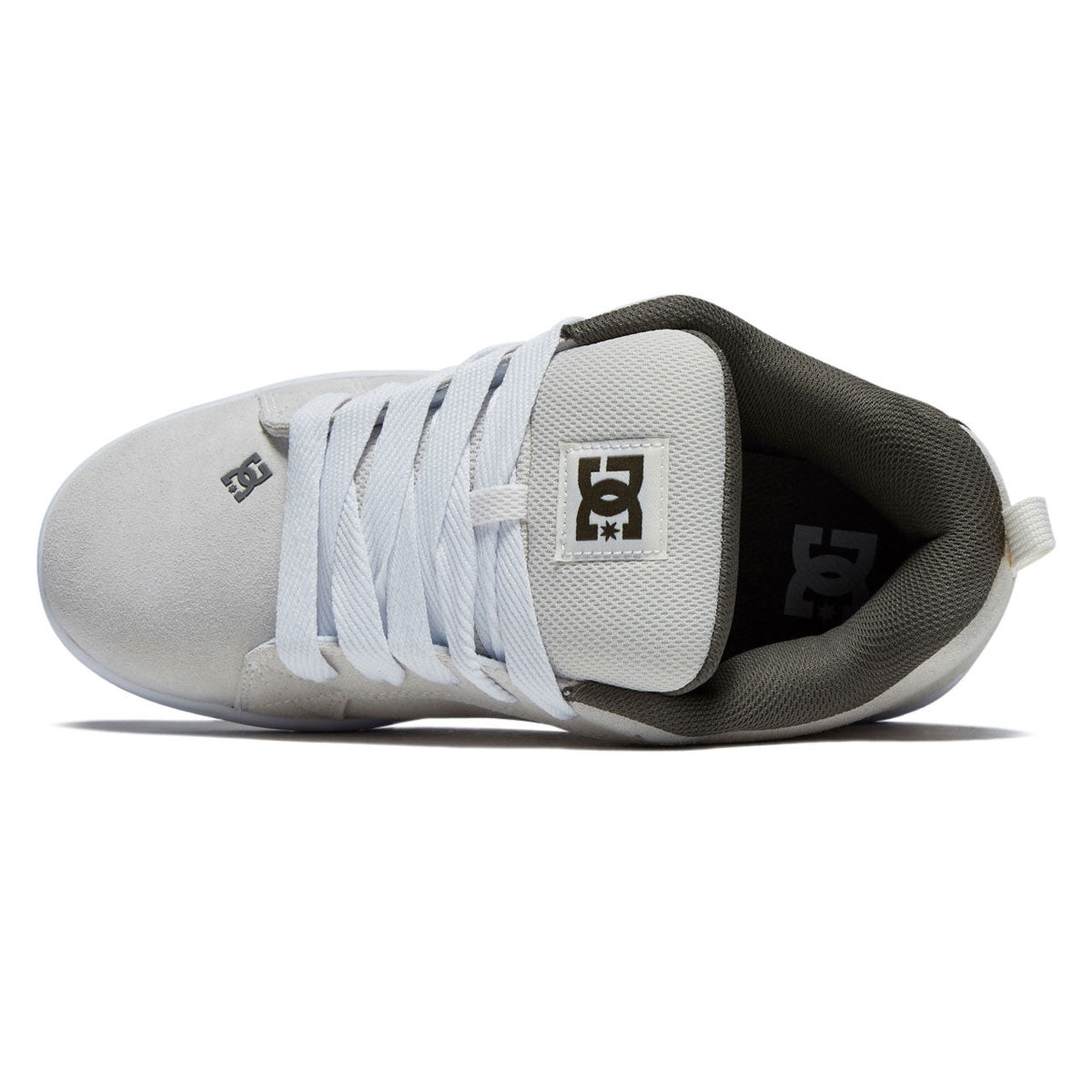 DC Court Graffik SE Shoes - Off White/Olive image 3