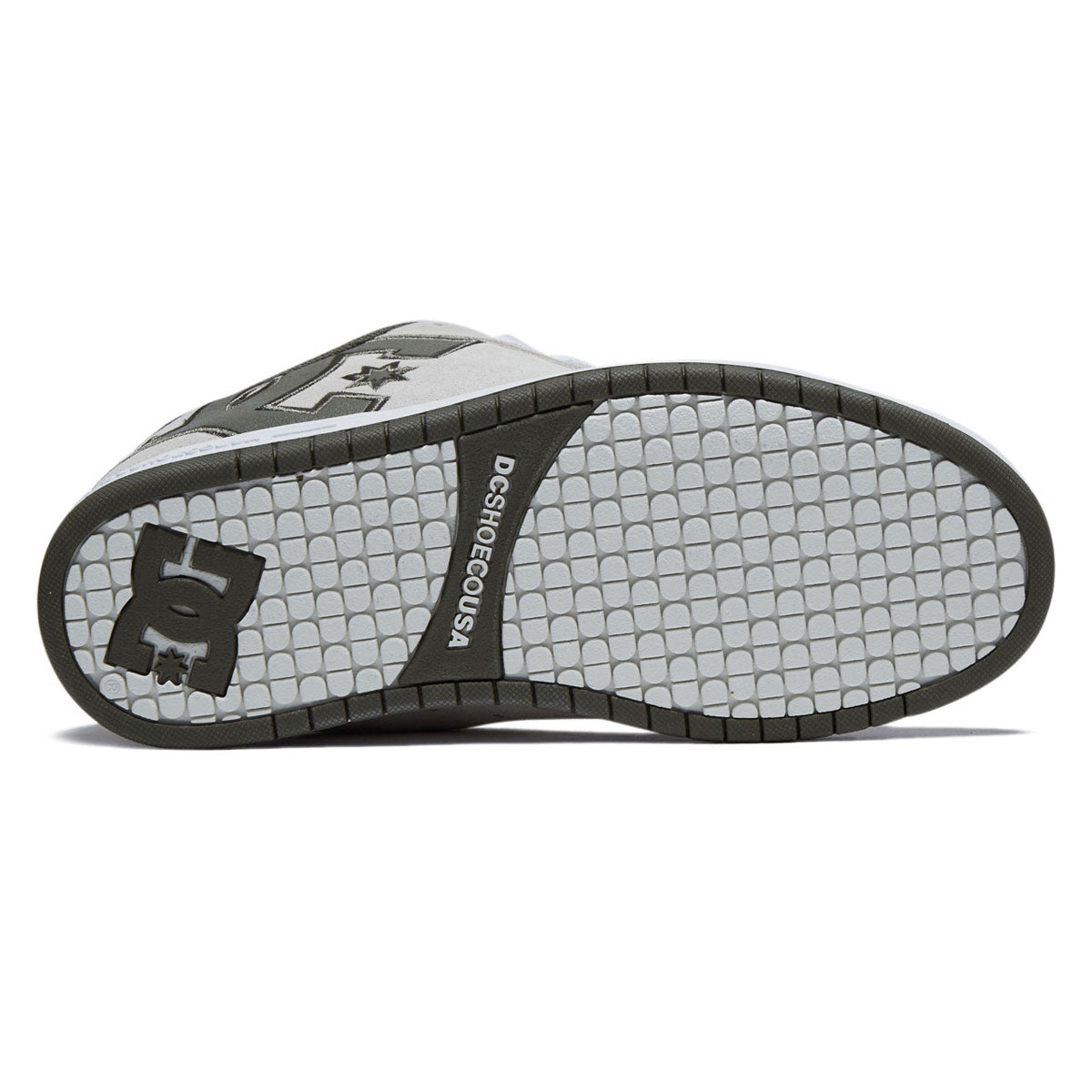 DC Court Graffik SE Shoes - Off White/Olive image 4