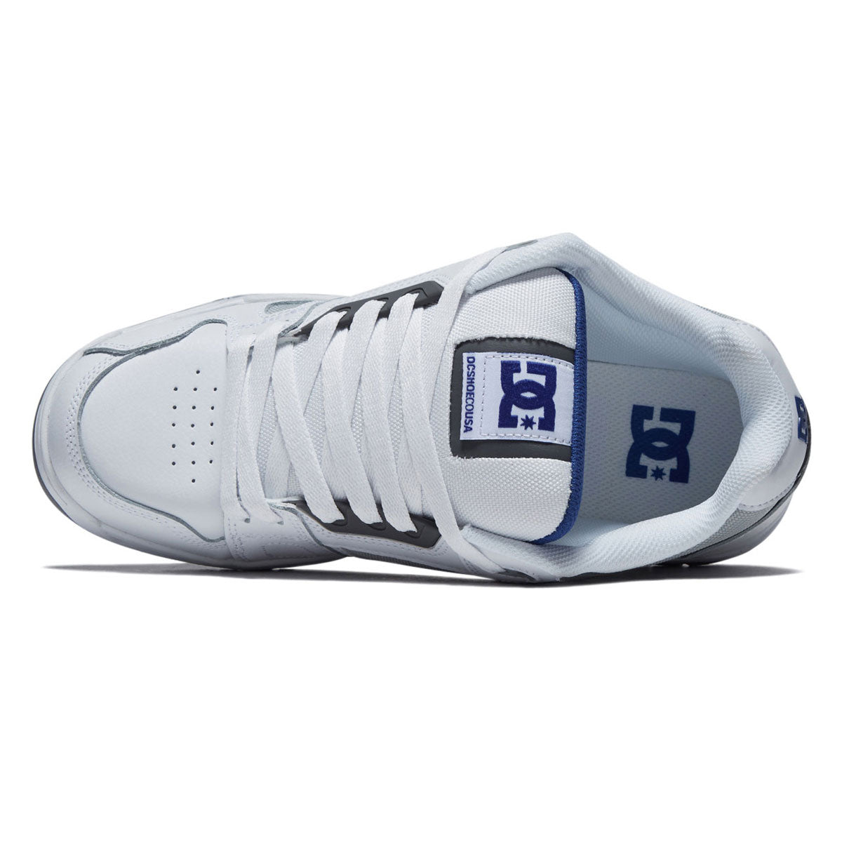 DC Stag Shoes - White/Grey/Blue 2025 image 3