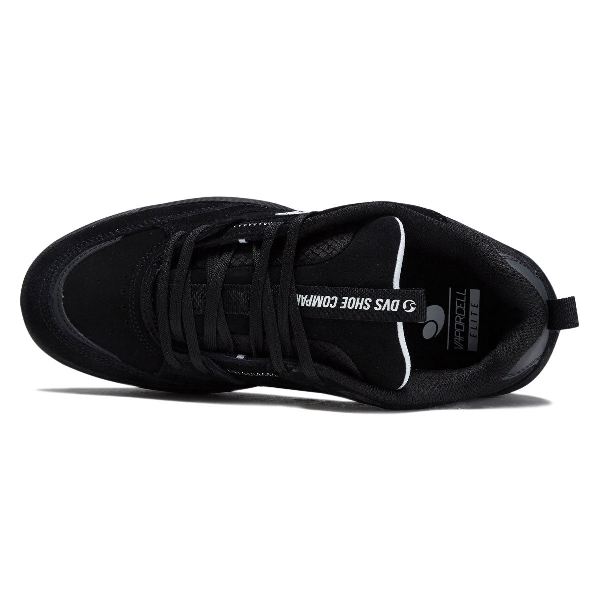 DVS Slot Shoes - Black/Black/White/Suede image 3
