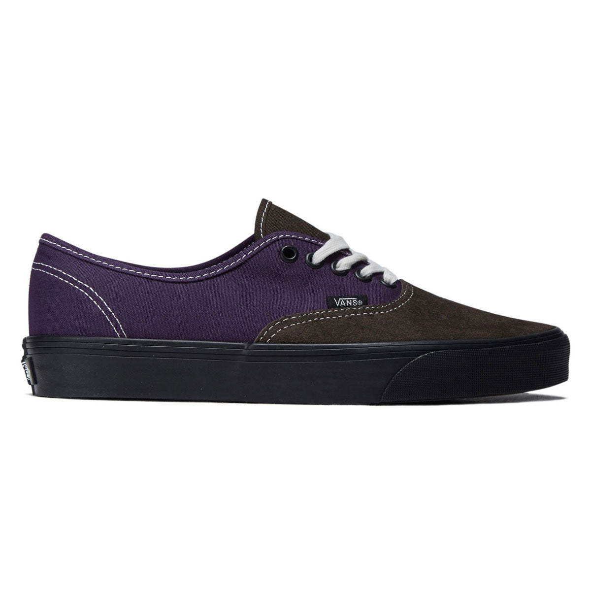 Vans Authentic Shoes - Black Sidewall/Gothic Grape image 1