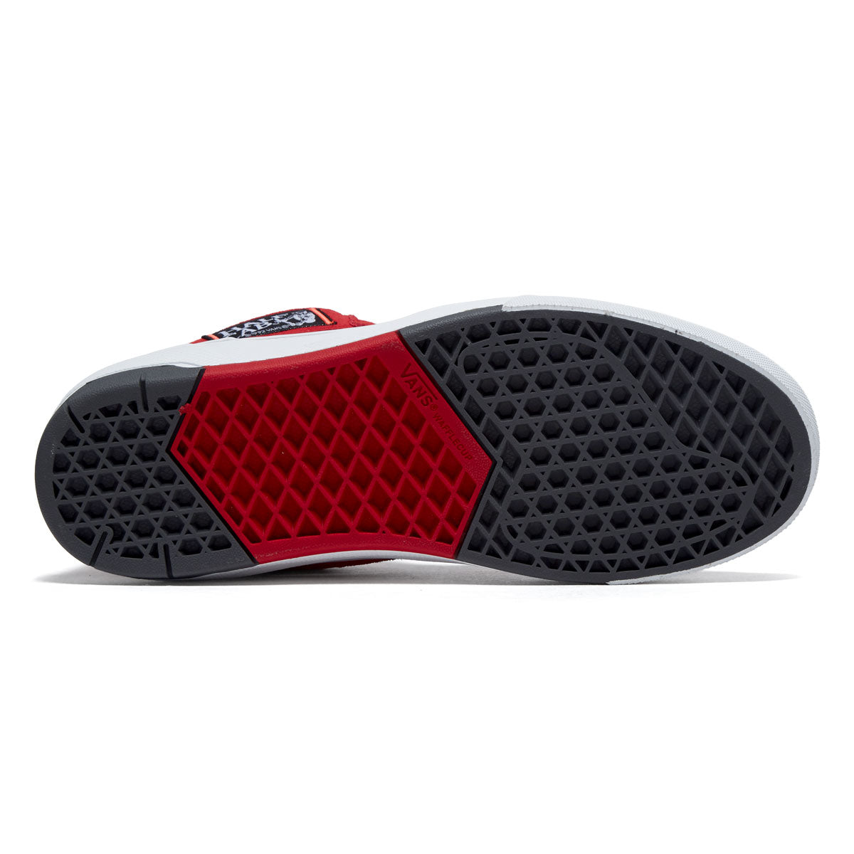 Vans Skate Half Cab Wafflecup Shoes - Red/Black/Grey image 4