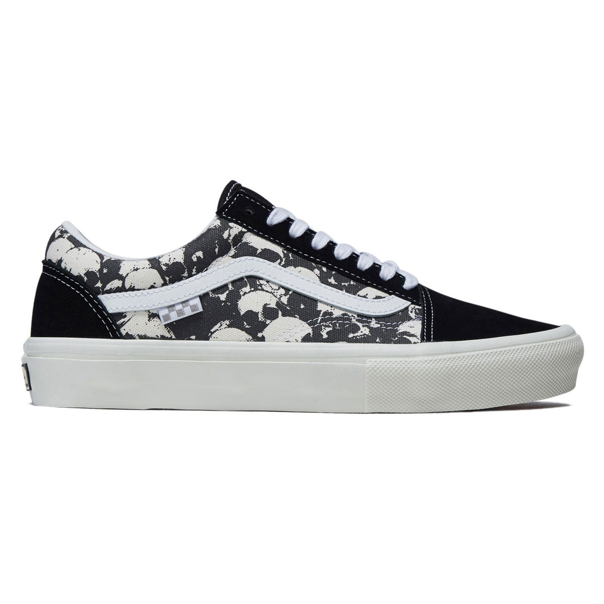 Vans Skate Old Skool Shoes - Skull Pile Black/White/Gum image 1