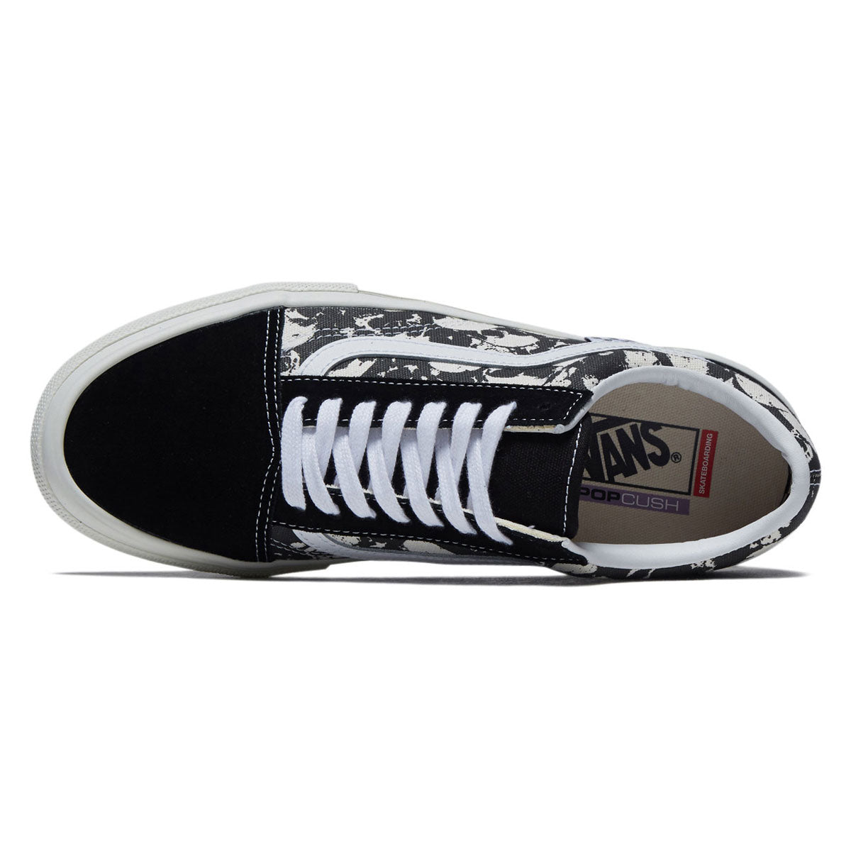 Vans Skate Old Skool Shoes - Skull Pile Black/White/Gum image 3