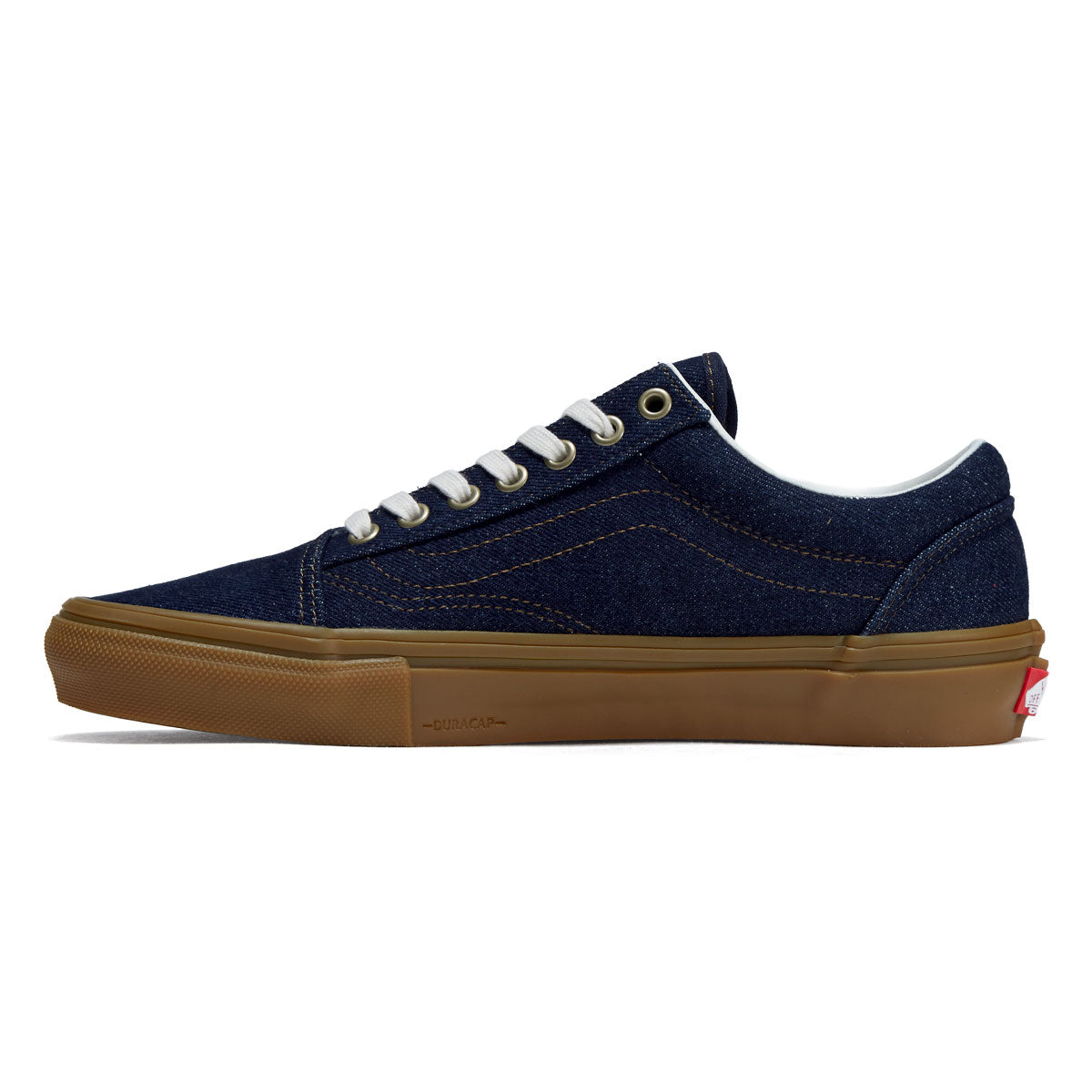 Vans Skate Old Skool Shoes - Blue Denim image 2
