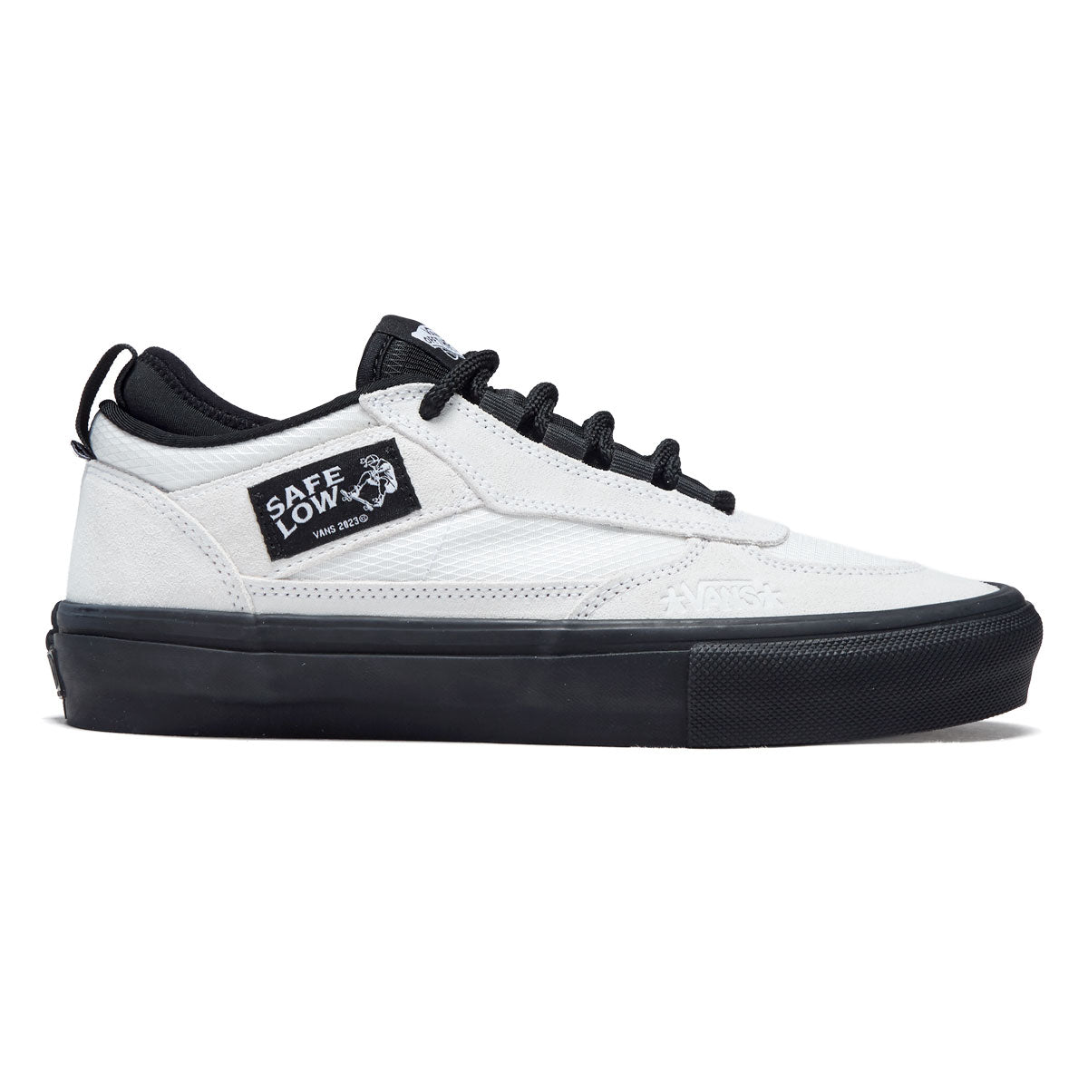 Vans Skate x Atiba Safe Low Shoes - Bone White/Black image 1
