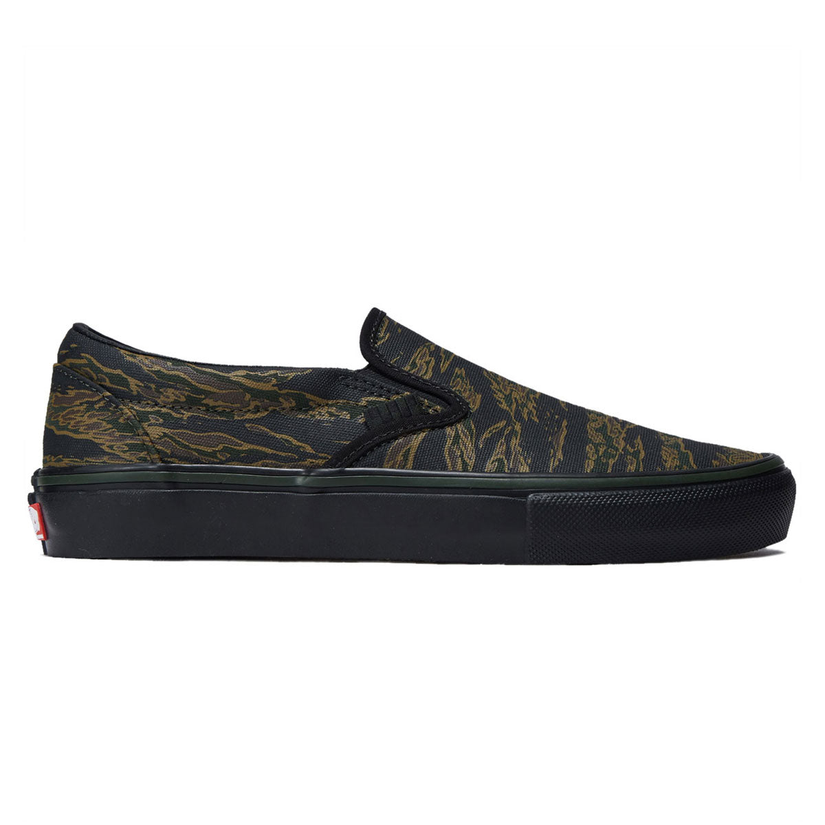 Vans Skate Slip-On Shoes - Tiger Camo Green/Black image 1