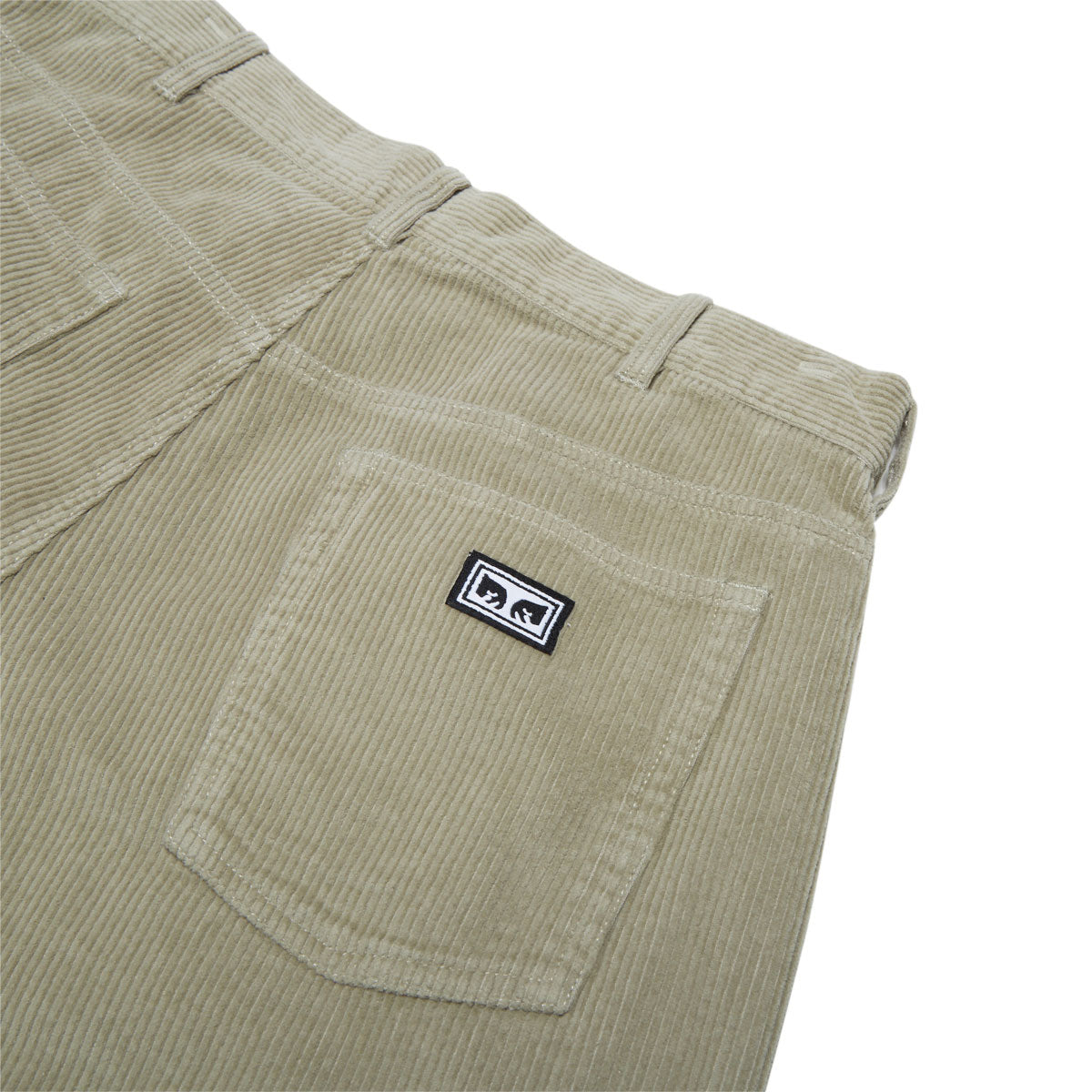 Obey Bigwig Baggy Corduroy Pants - Abbey Stone image 4