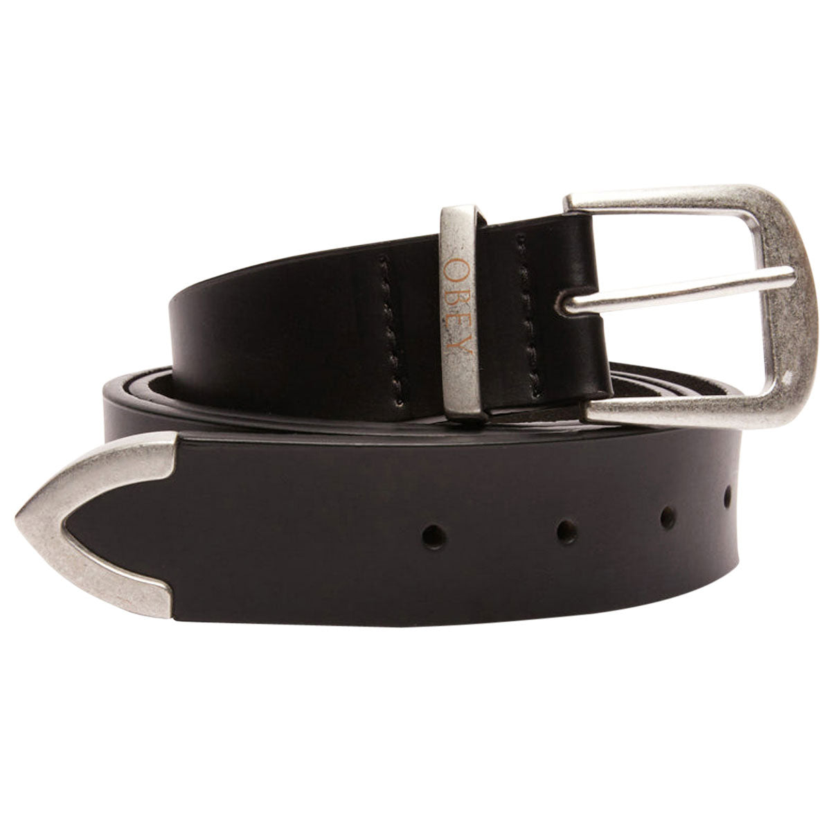 Obey Leather Belt - Black image 1