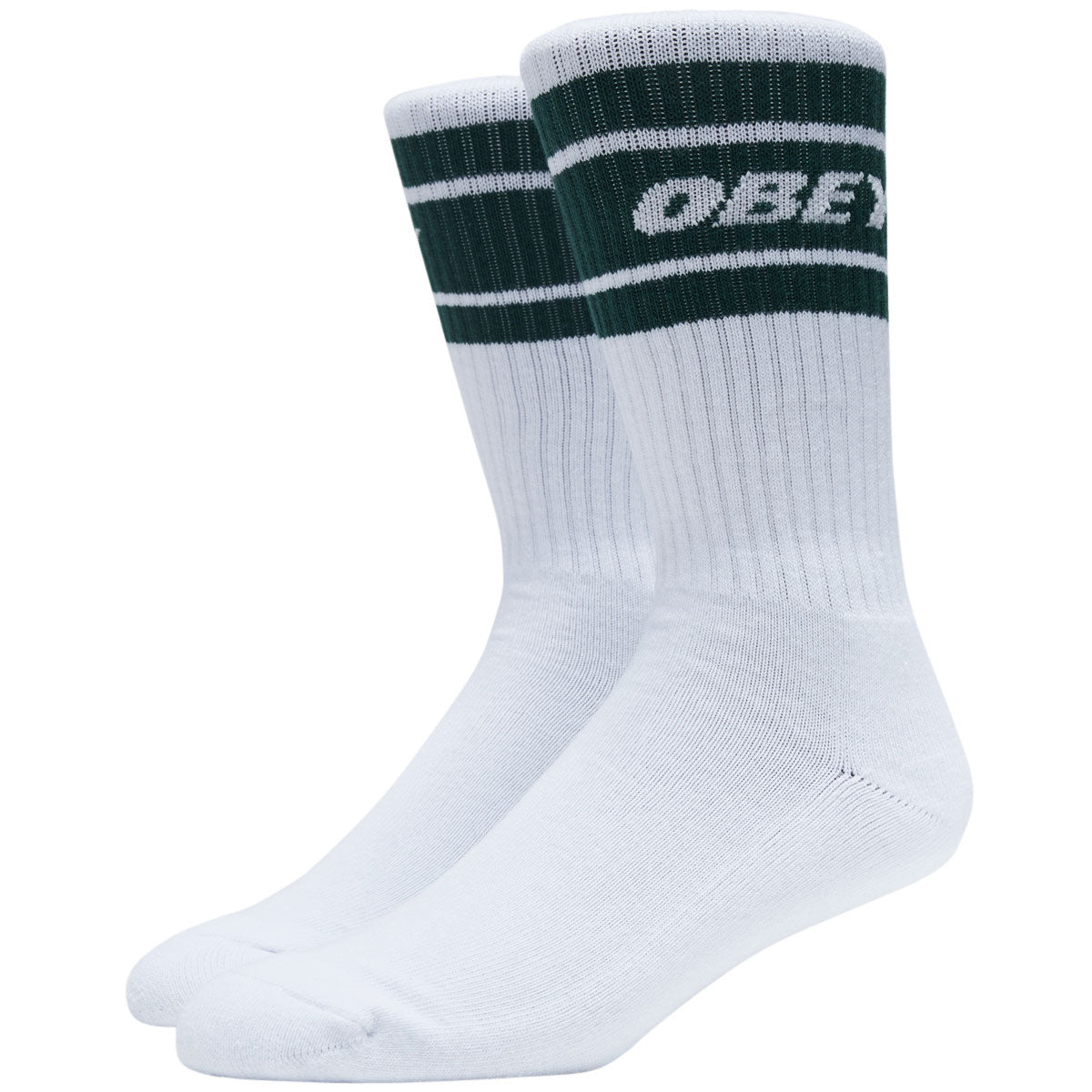 Obey Cooper II Socks - Whtie/Botanical Garden image 1