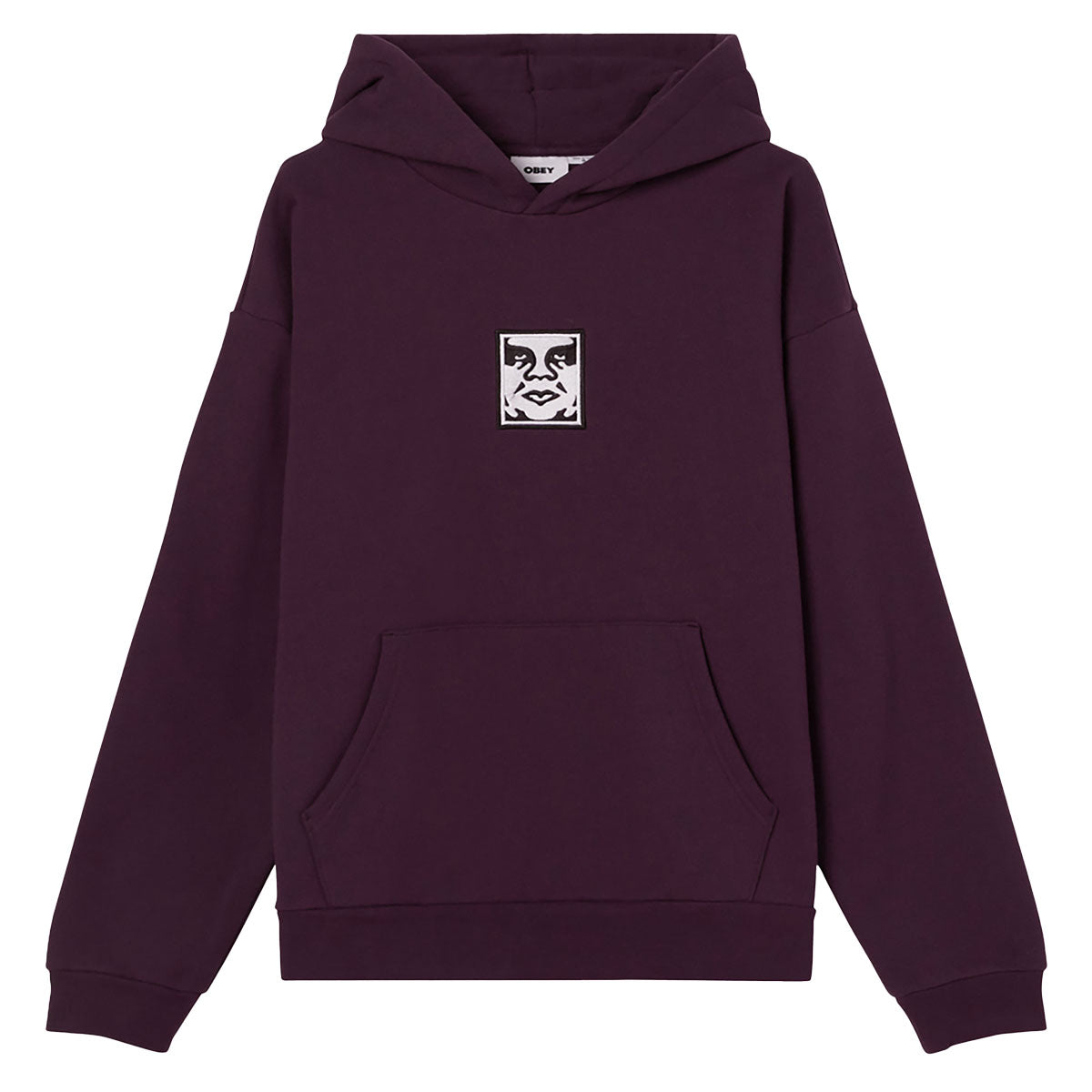 Obey Icon Extra Heavy II Hoodie - Plum Perfect image 1