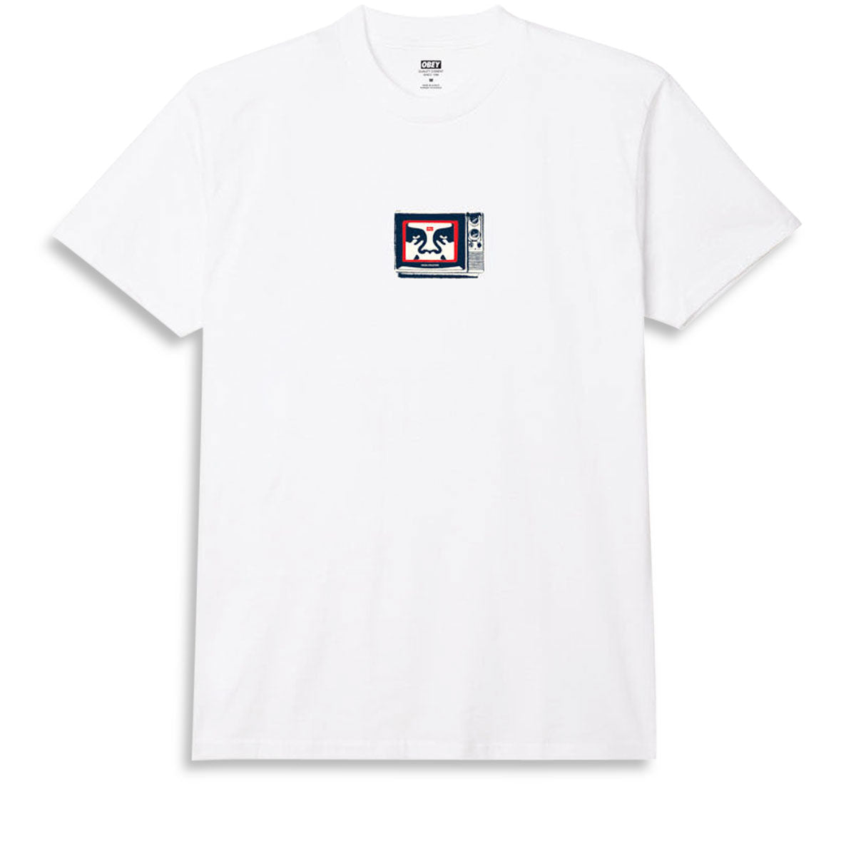 Obey Tv T-Shirt - White image 1