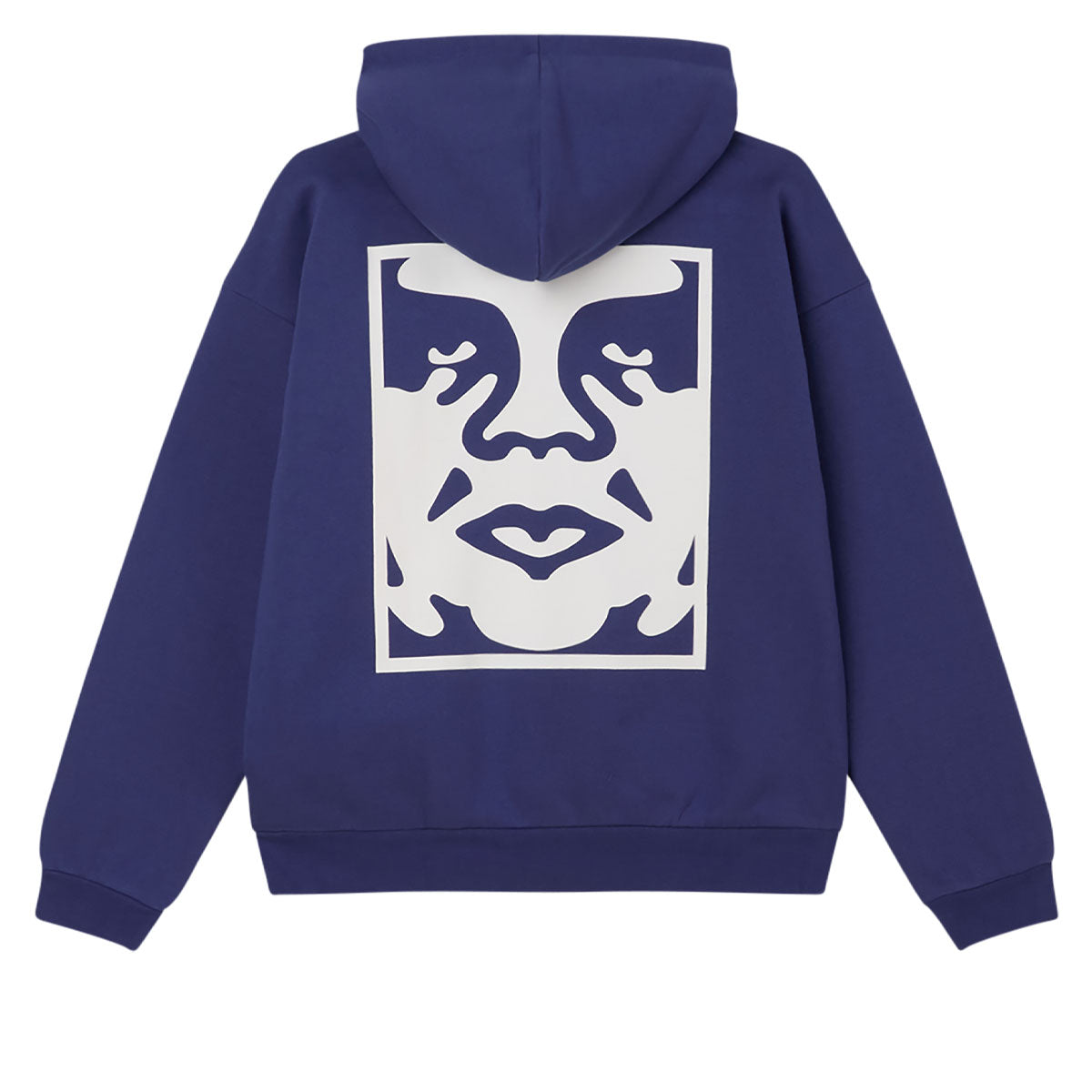 Obey Bold Icon Extra Heavy Hoodie - Skipper Blue image 1