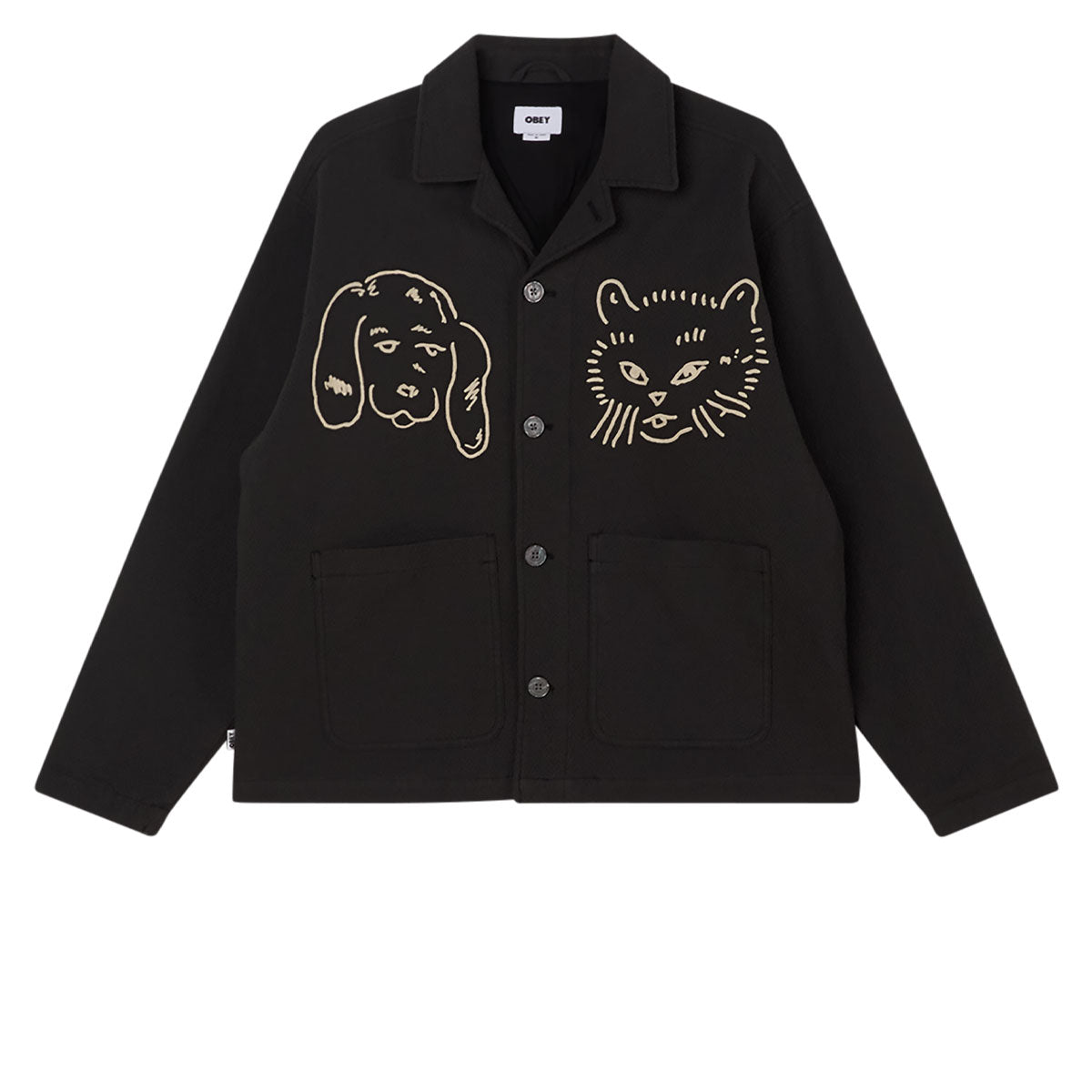 Obey Vesta Jacket - Pirate Black image 1