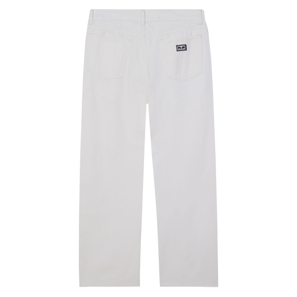 Obey Hardwork Denim Pants - White Faded Wash image 2