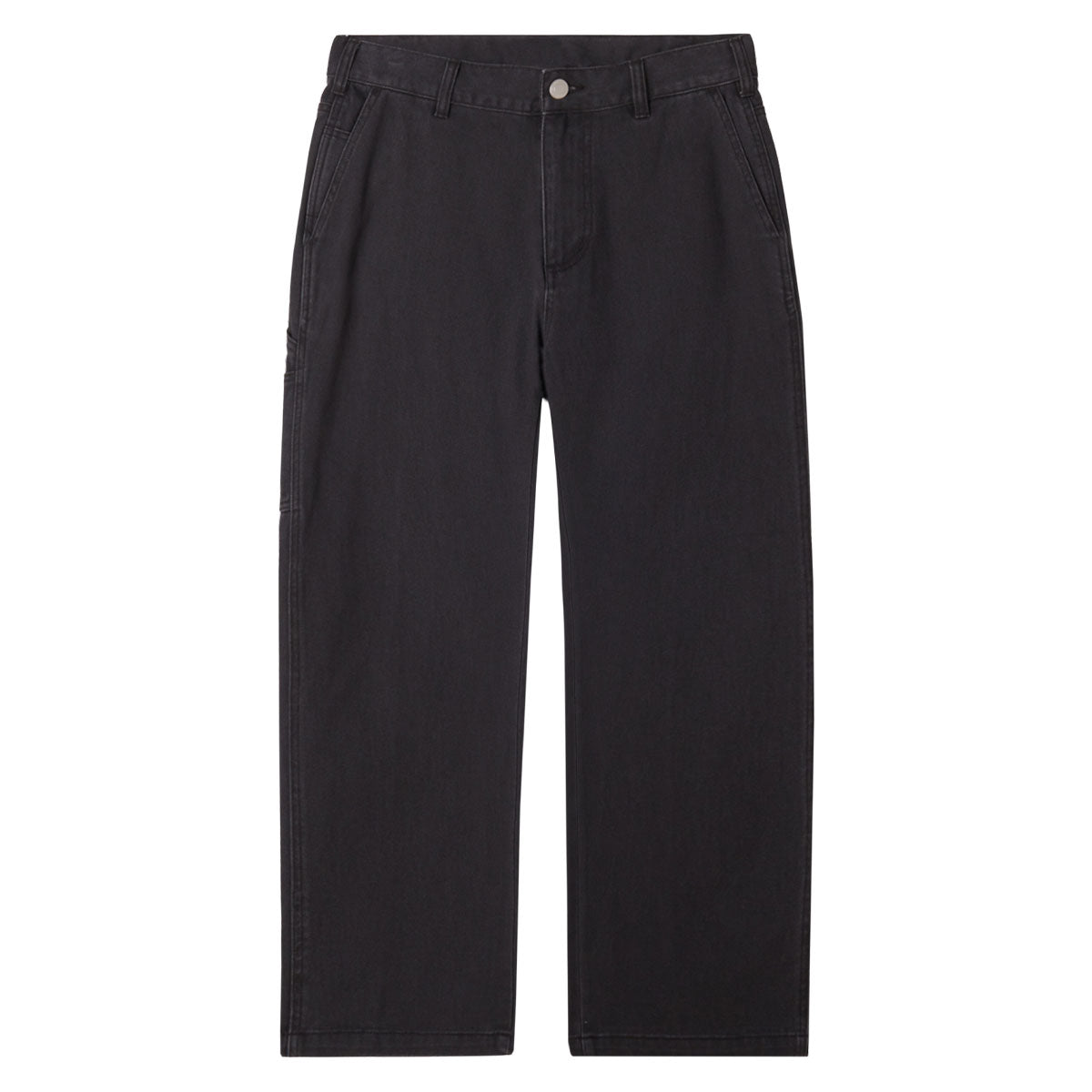 Obey Hardwork Carpenter Pants - Black Faded Wash image 1