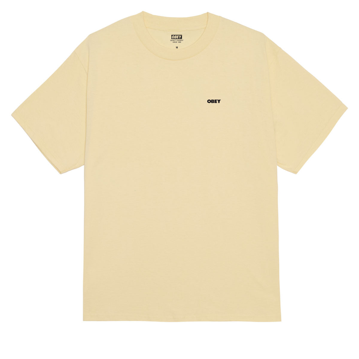 Obey Cosmic Noise T-Shirt - Pale Yellow image 2