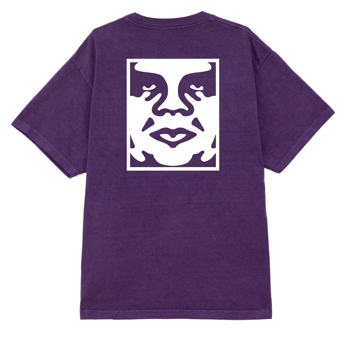 Obey Bold Icon Face T-Shirt - Pigment Imperial Purple image 1