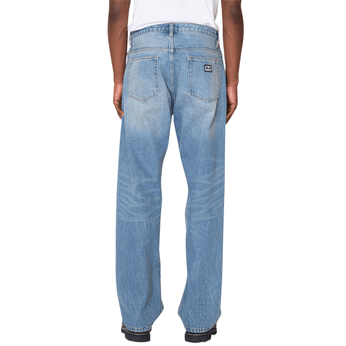 Obey Boxcar Straight Leg Denim Jeans - Heavy Vintage Indigo image 5