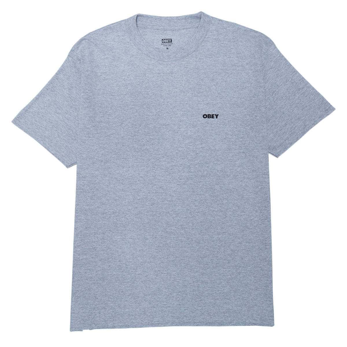 Obey Chalky Icon T-Shirt - Heather Grey image 2