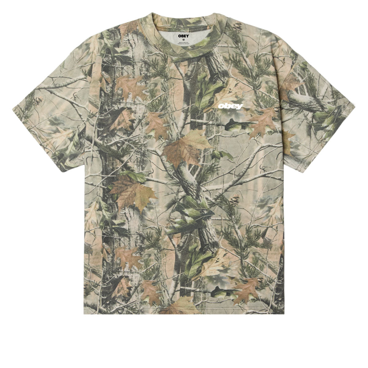 Obey Get Up T-Shirt - Leaf Camo image 1