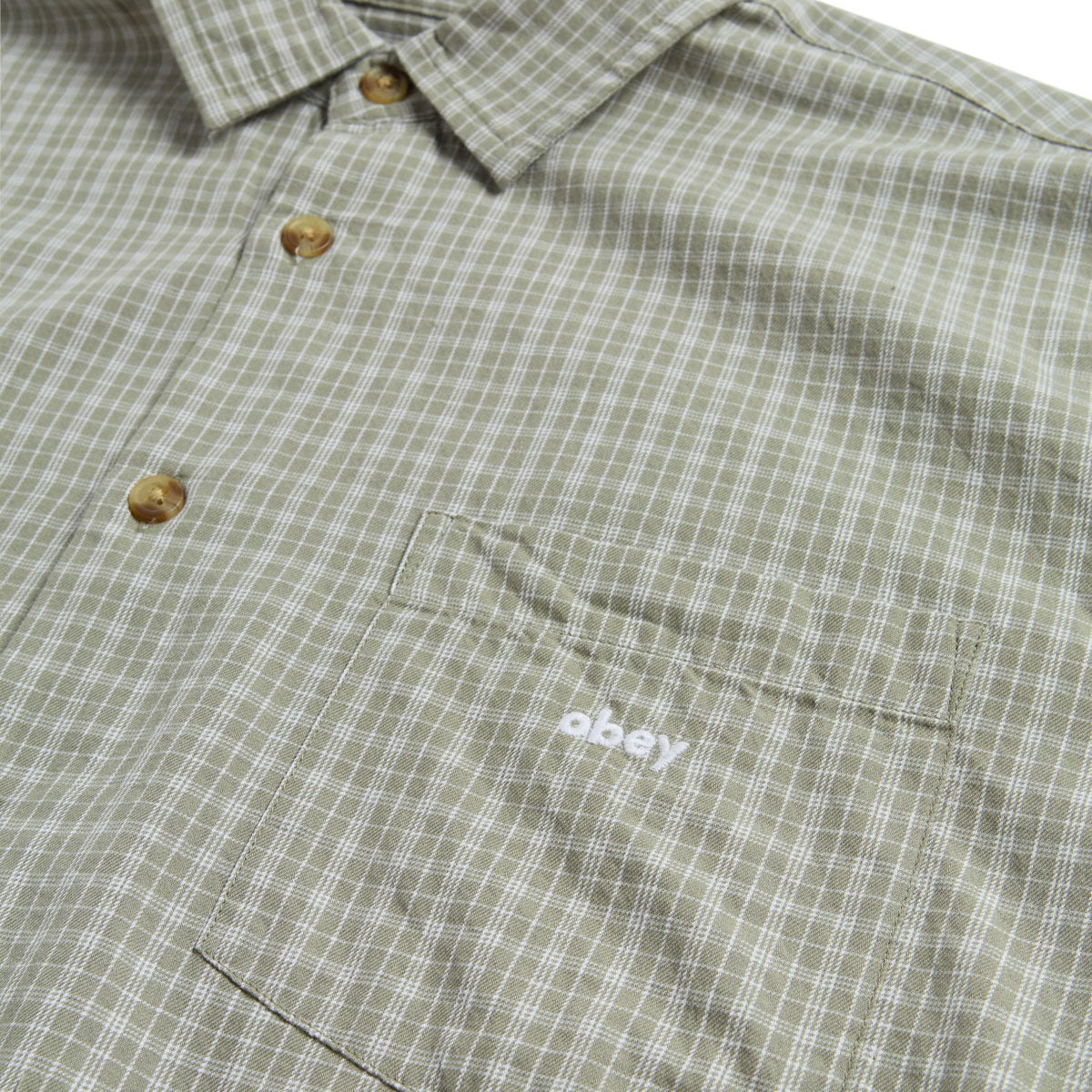 Obey Bigwig Ian Woven Shirt - Dried Sage Multi image 3