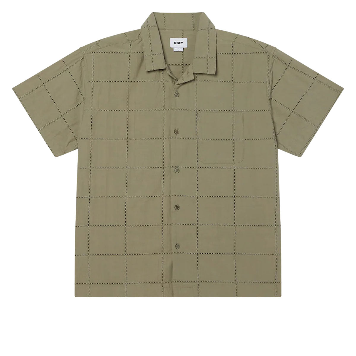 Obey Angelo Woven Shirt - Dried Sage image 1