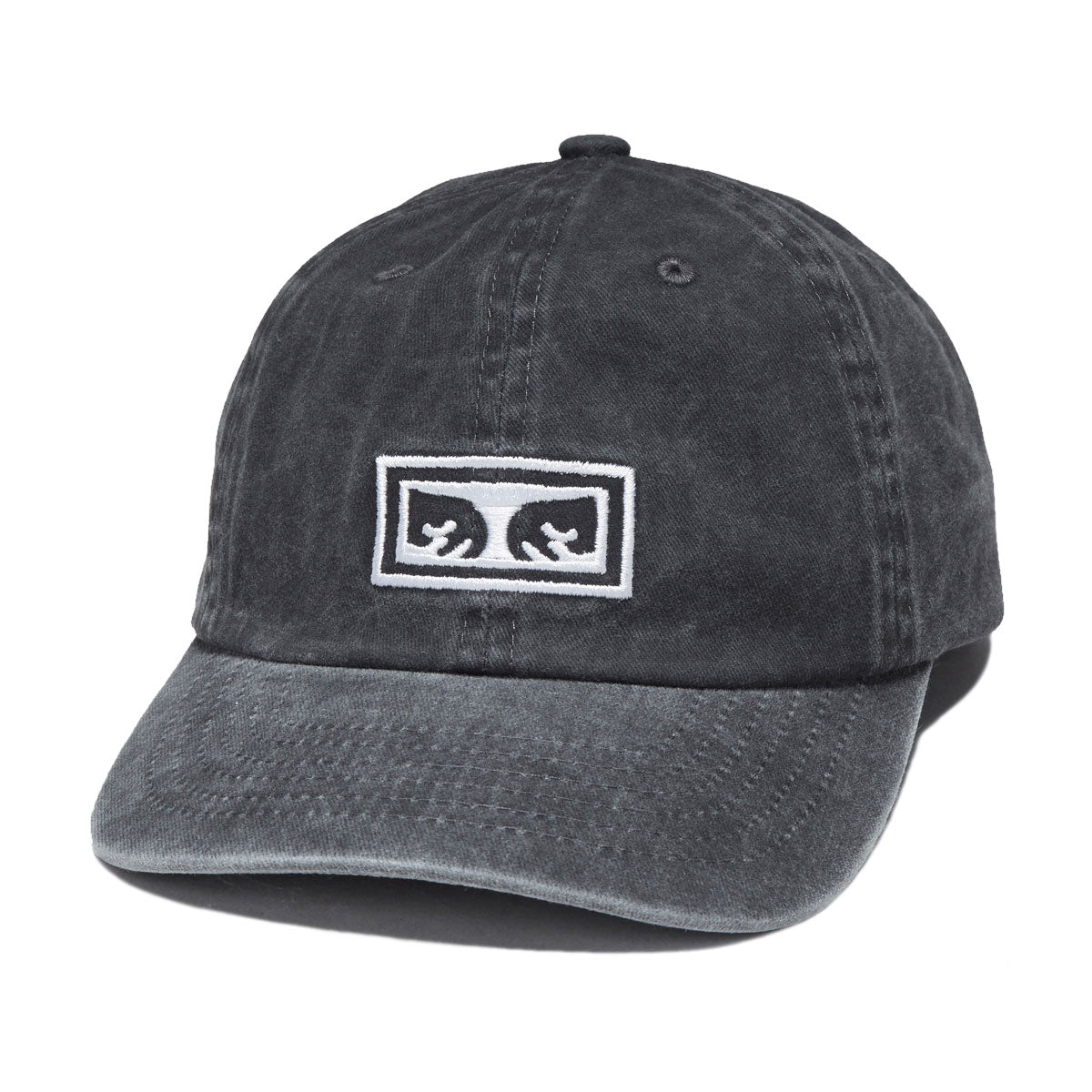 Obey Pigment Eyes 6 Panel Hat - Pigment Black image 1