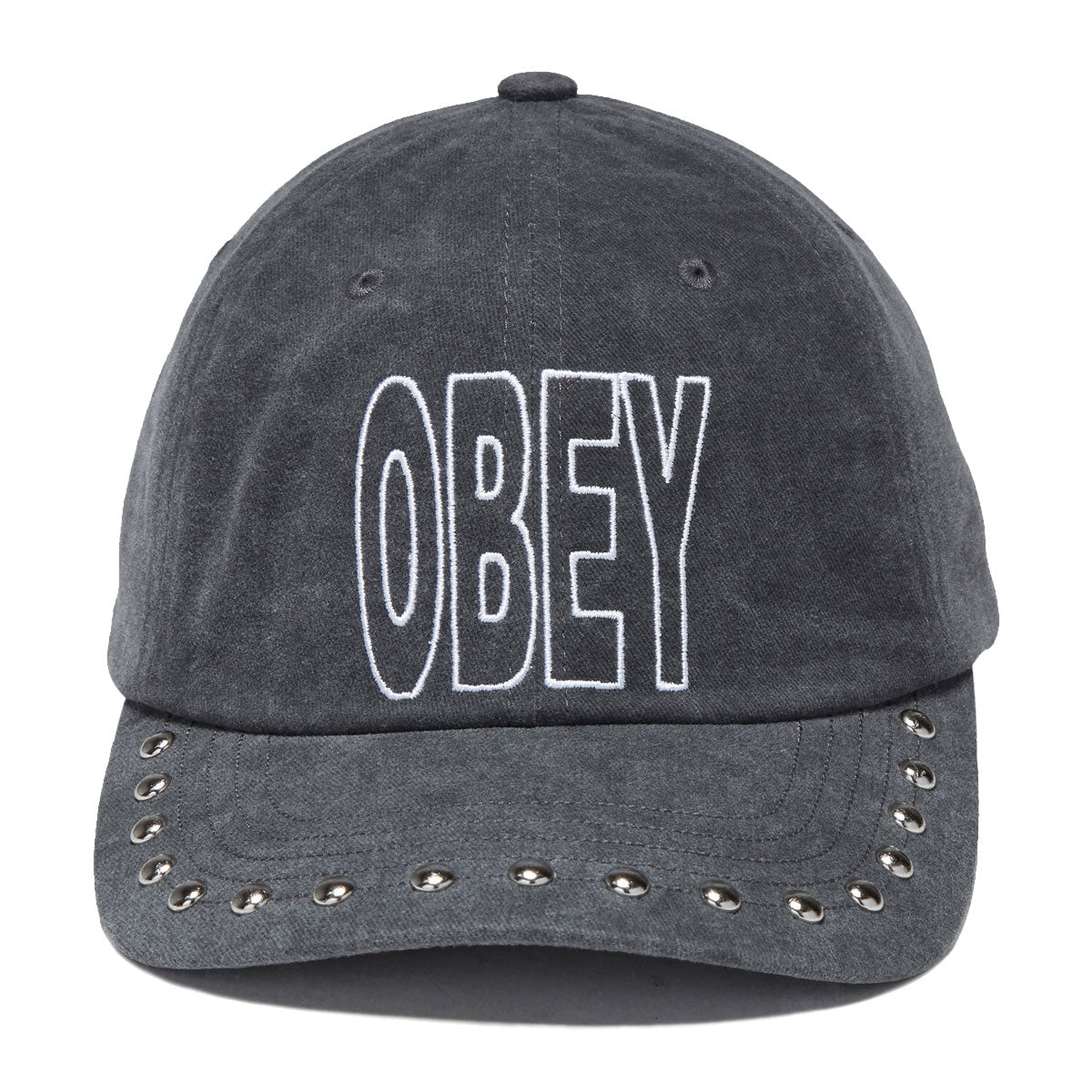 Obey Pigment Anti 6 Panel Hat - Pigment Black image 5