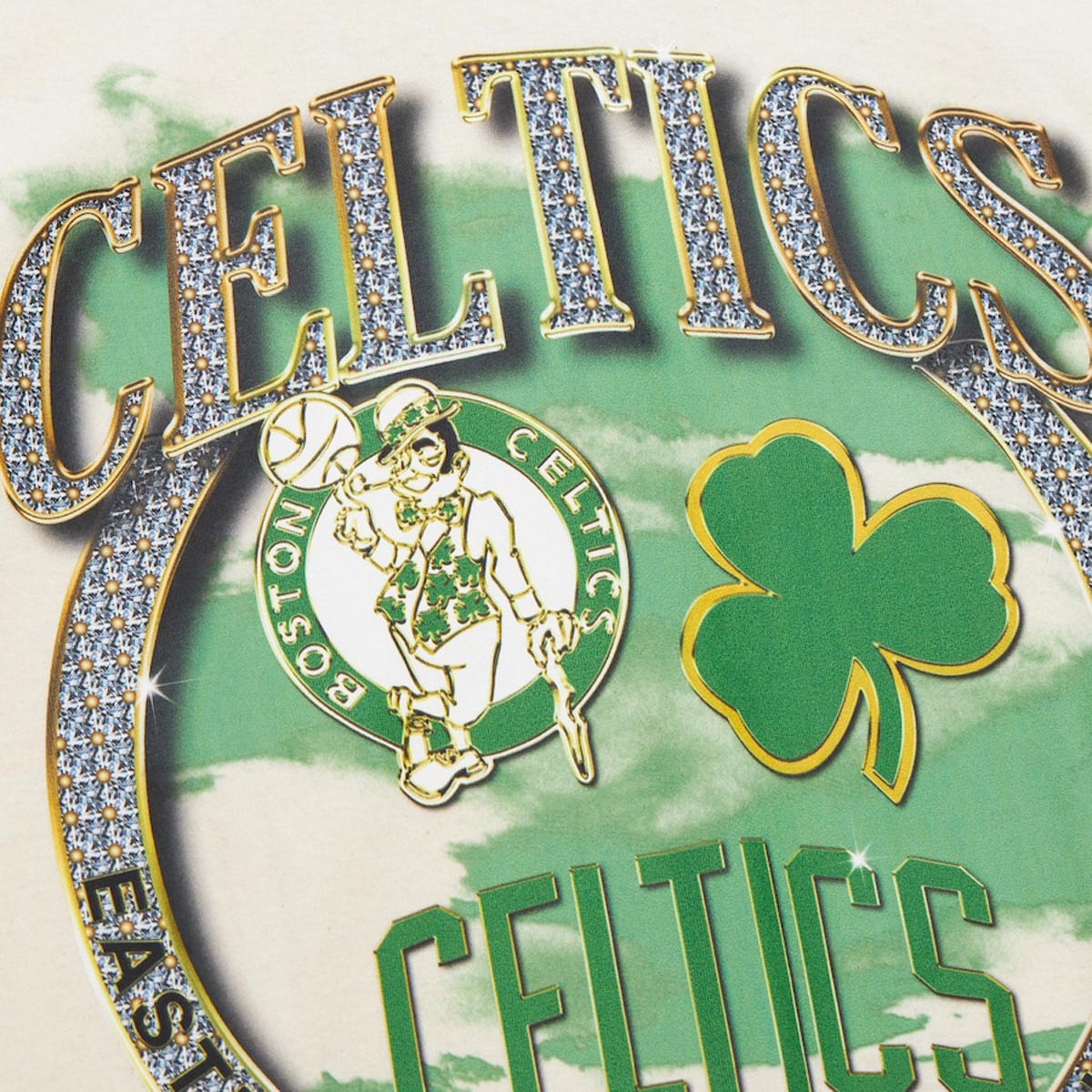 Mitchell & Ness x NBA Crown Jewels Celtics T-Shirt - Natural image 2