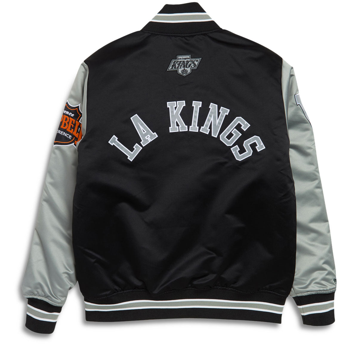 Mitchell & Ness x NHL Primetime Kings Vintage Logo Satin Jacket - Black image 2