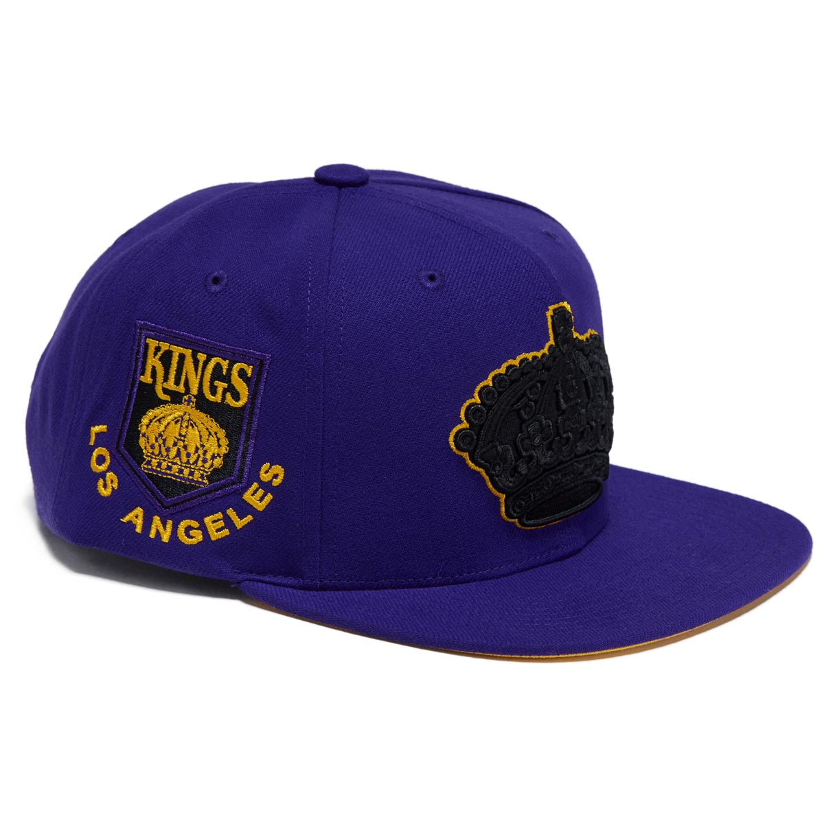 Mitchell & Ness x NHL Logo Eclipse Vintage Kings Snapback Hat - Purple image 3